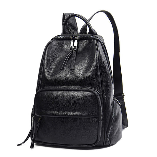 Wholesale Women's Bag Genuine Leather Multifunctional Travel Backpack