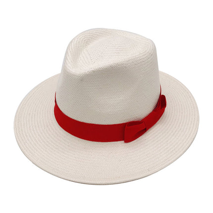 Wholesale Men's and Women's Handmade Fine Grass Summer Sun Protection Panama Hats 