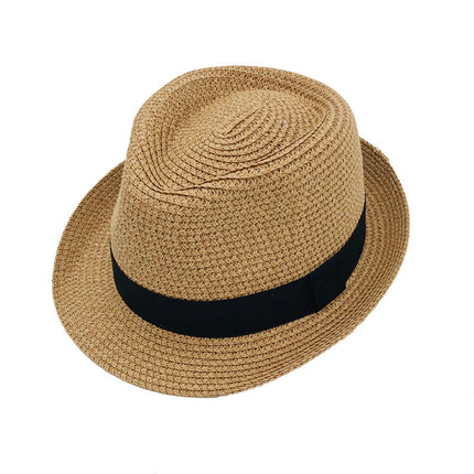 Children's Straw Hat Sun Hat Beach Braid Children's Hat Summer Men's Hat