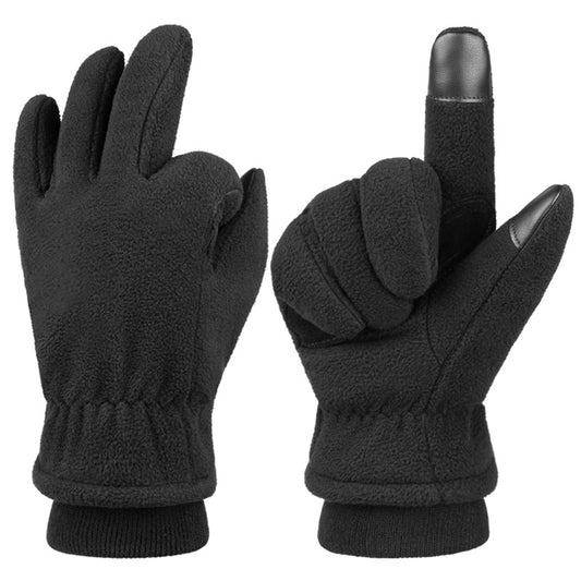 Wholesale Winter Ski Gloves Polar Fleece Touch Screen Wear-resistant Cycling Warm Gloves