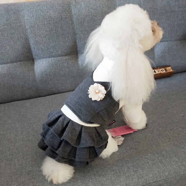 Wholesale Pet Dress Dog Princess Dress Autumn Doggy Dress