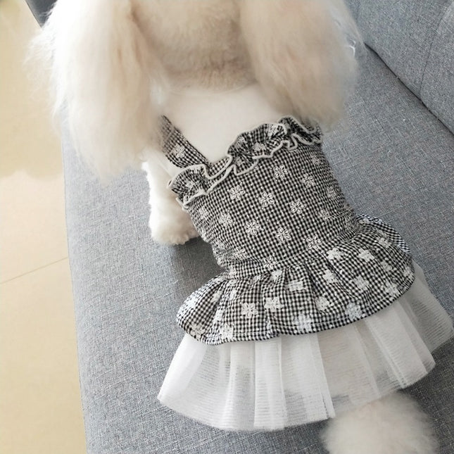 Wholesale Dog Dress Spring Summer Cat Clothes Pet Tutu Dress Teddy Princess Dress