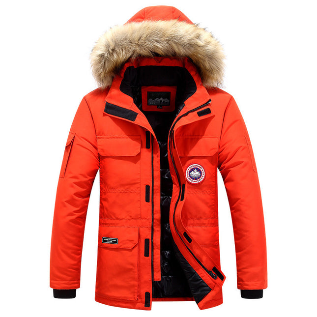 Wholesale Men's Winter Thickened and Warm Mid-length Padding Jacket