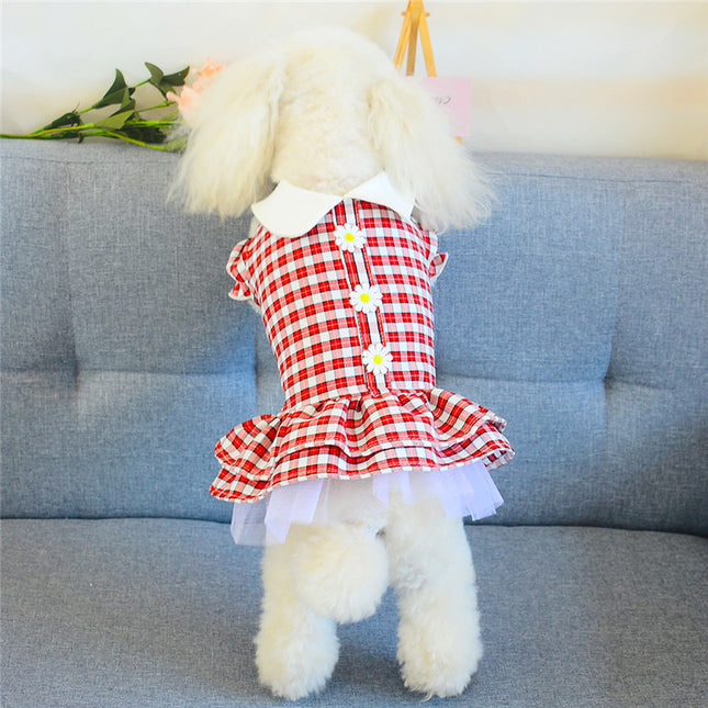 Wholesale Dog Dress Spring Summer Pet Clothes Puppy Summer Thin Dress