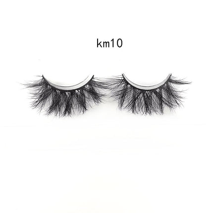 Wholesale 25mm Thick and Curled 5D Mink Hair False Eyelashes 
