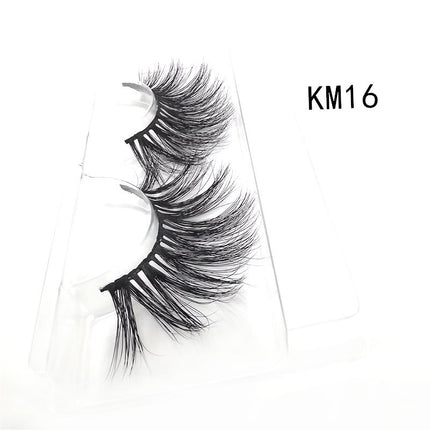 Wholesale 25mm Thick and Curled 5D Mink Hair False Eyelashes 