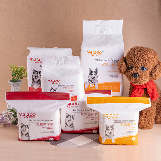 Wholesale Pet Diapers Ultra-thin Dog Diapers Teddy Small Dog Underwear 