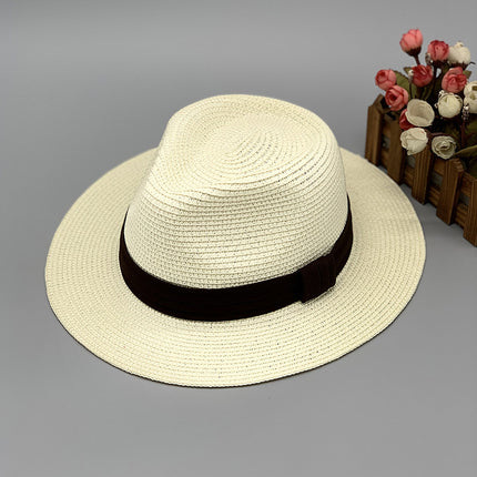 Wholesale Women's Spring Summer Panama Hat Retro British Sun Hat 