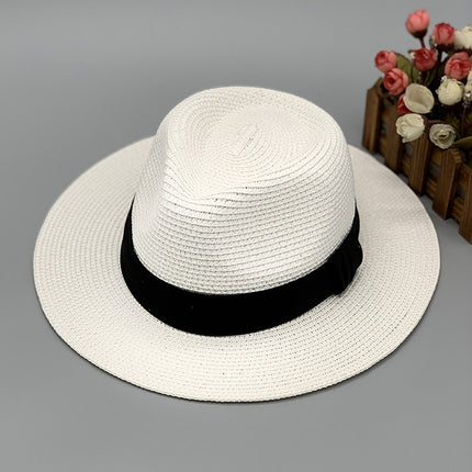 Wholesale Women's Spring Summer Panama Hat Retro British Sun Hat 