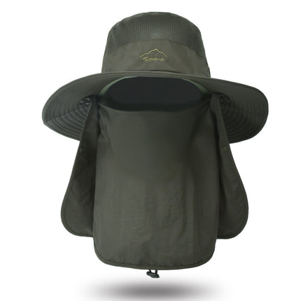 Wholesale Fisherman Hat Sun Hat Summer Outdoor Quick-Drying Sun Protection Face Covering Hat