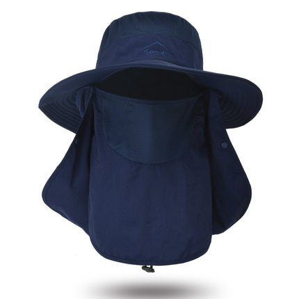 Wholesale Fisherman Hat Sun Hat Summer Outdoor Quick-Drying Sun Protection Face Covering Hat