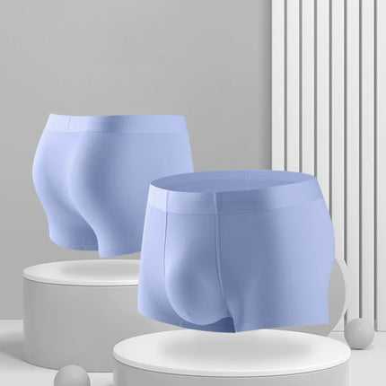 Wholesale Silkworm Silk Modal Men's Underwear 5A Antibacterial High-end Non-marking Boxer Shorts