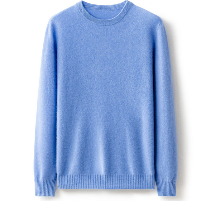 Wholesale Men's Winter Seamless Round Neck Bottoming Cashmere Sweater