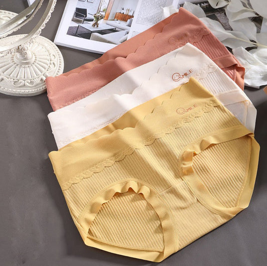 Wholesale Cotton Plus Size Low Waist Silk Antibacterial Maternity Panty