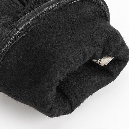 Wholesale Winter Outdoor Cycling Cold-proof and Wear-resistant Yellow Sheepskin Warm Gloves