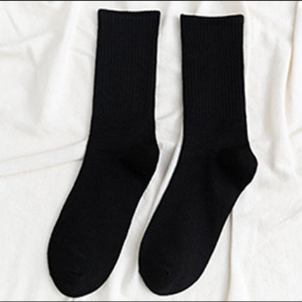 Wholesale Women's Spring and Autumn Cotton Stockings Mid-calf Socks 