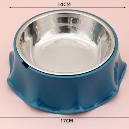Wholesale Cat Food Bowl Stainless Steel Feeding Bowl Teddy Cat Drinking Bowl