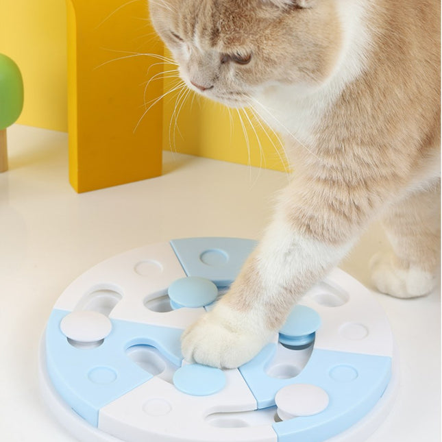 Missing Food Puzzle Educational Pet Toy Food Smell Tray Cat and Dog Toy Slow Food Pet Supplies
