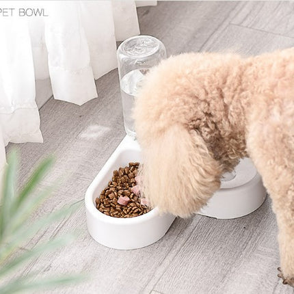 Wholesale Pet Bowl Automatic Drinking Fountain Plastic Dog Bowl Cat Bowl Feeder