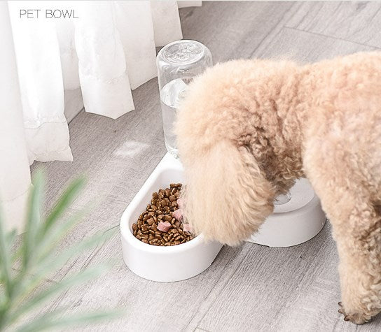 Wholesale Pet Bowl Automatic Drinking Fountain Plastic Dog Bowl Cat Bowl Feeder