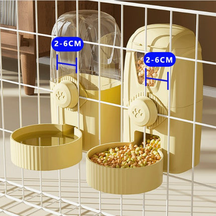Wholesale Cat Bowl Dog Food Bowl Automatic Water Dispenser Hanging Feeder Drinking Bowl 
