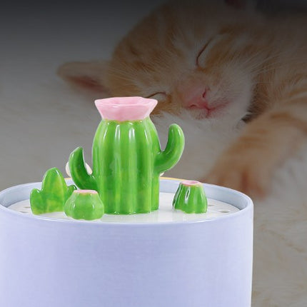 Cat Pet Ceramic Automatic Drinking Fountain Flow Cycle Dog Drinking Bowl Pet Supplies