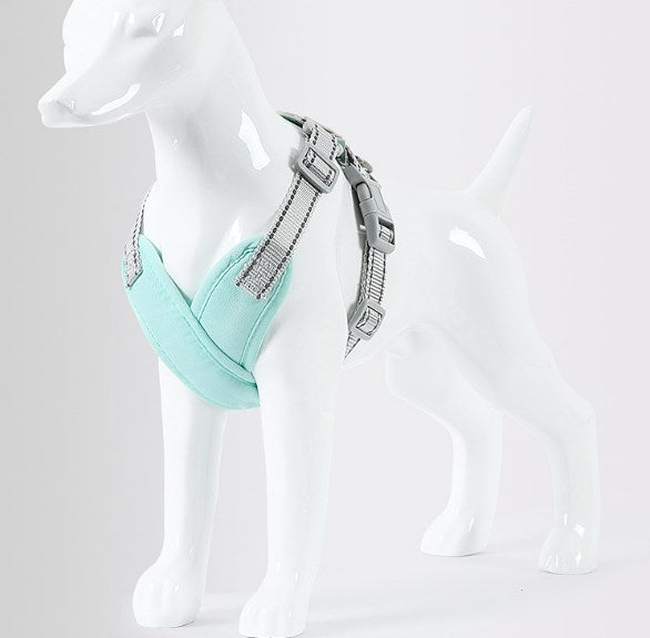Wholesale Dog Leash Breathable Pet Harness Vest Type Reflective Dog Rope Pet Leash 