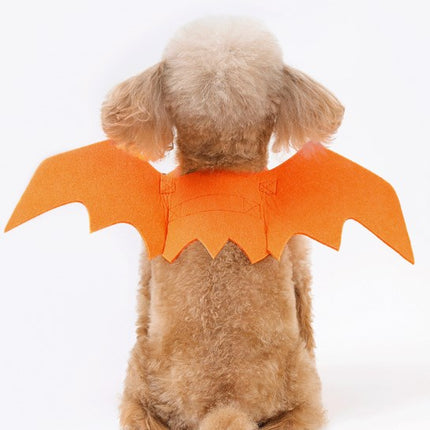 Cat Clothes Halloween Dog Costumes Pet Clothes Bat Wings Bells