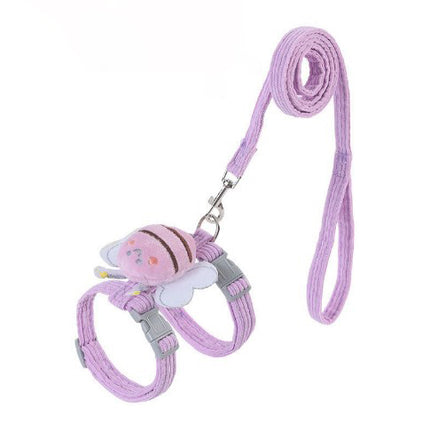 Cat Traction Rope Cat Leash I-shaped Internet Celebrity Adjustable Chest and Back Cat Leash
