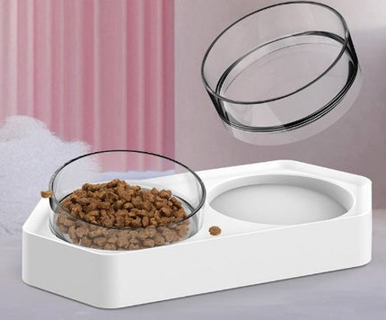 Pet Supplies Adjustable Single Bowl Dog Bowl Feeding Bowl Water Basin Water Bowl