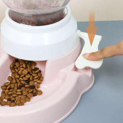 Cat Feeder 2-in-1 Cat Food Bowl Pet Water Fountain Anti-splash Pet Drinking Bowl Pet Supplies