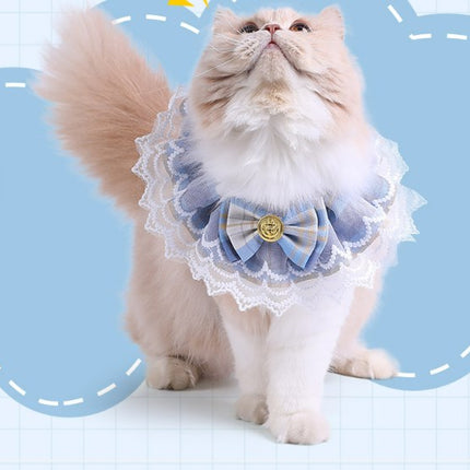 Wholesale Cat Lace Bib Bib Pet Princess Style Scarf Bib Accessories