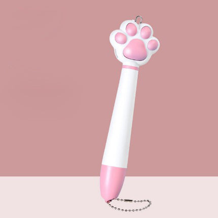 Laser Cat Flirting Stick USB Charging Cat Paw Print Retractable Infrared Projection Cat Toy