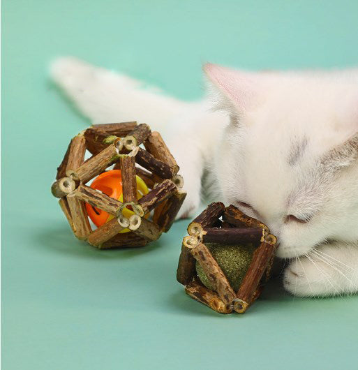 Wholesale Cat Toy Exquisite Ball Contains Mint Ball To Amuse Cat Bell Ball 
