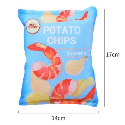 Wholesale Cat and Dog Toys Rattling Paper Potato Chips Sound Making Toys 