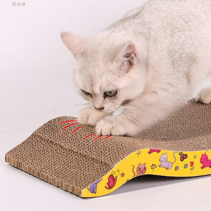 Cat Scratching Board Cat Nest Integrated Corrugated Scratch-resistant Double-sided 