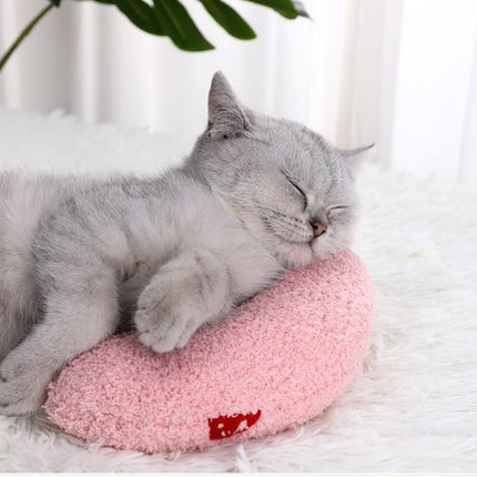 Cat Toy Pillow U-shaped Cervical Vertebra Protection Deep Sleep Pet Pillow Puppy