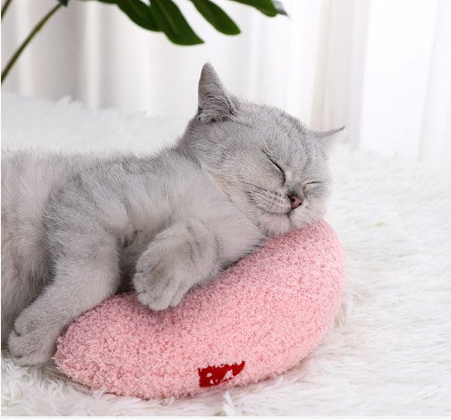 Cat Toy Pillow U-shaped Cervical Vertebra Protection Deep Sleep Pet Pillow Puppy