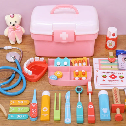 Children's Play House Simulation Medicine Box Doctor Toy Set Girl Nurse Toy Role Play