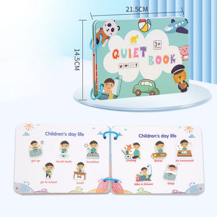 Enlightenment Quiet Paste Book Children's Early Education Material Pack Educational Toy Busy Book