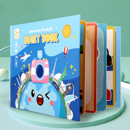 Wholesale Baby Enlightenment Cognitive Wooden Puzzle Baby Hand-Teared Quiet Book 