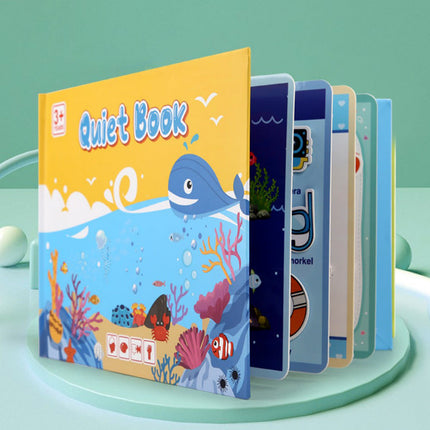 Wholesale Baby Enlightenment Cognitive Wooden Puzzle Baby Hand-Teared Quiet Book 