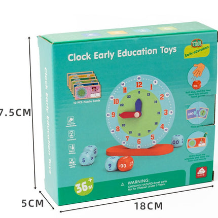 Wholesale Children's Toy Clock Recognition Teaching Aids Mathematics Time Clock