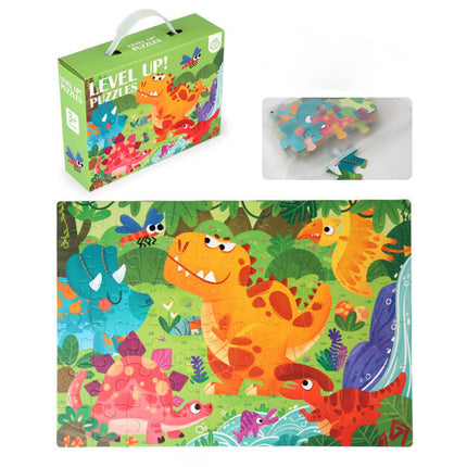 Wholesale Children's Wooden Portable Puzzle Early Education Educational Toy 