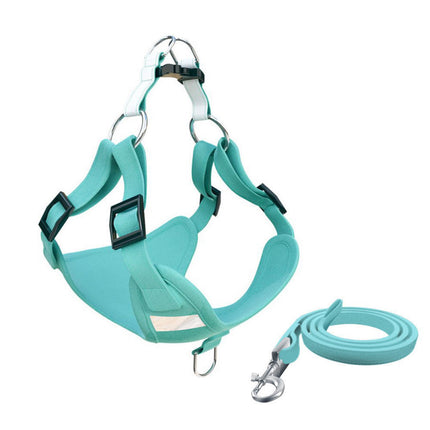 Pet Suede Reflective Harness for Small and Medium-sized Dogs Dog Harness and Cat Leash 