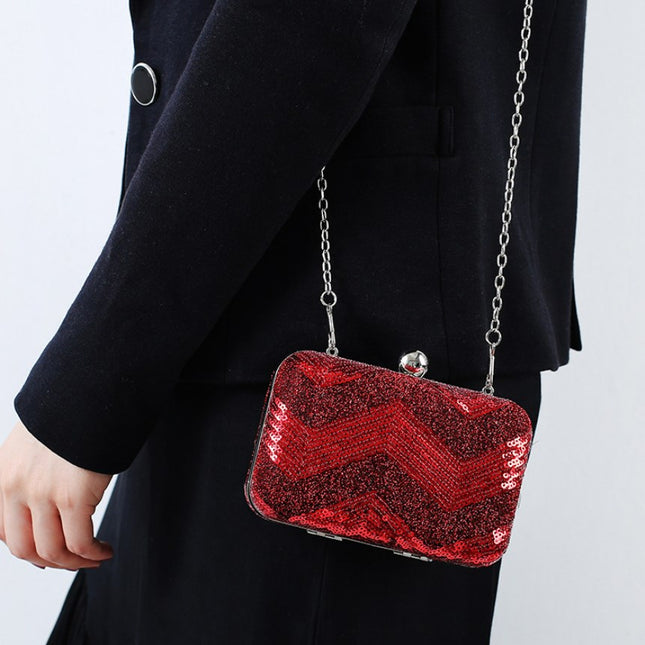 Wholesale Fashion Women's Portable Mini Sequin Bag Party Bag