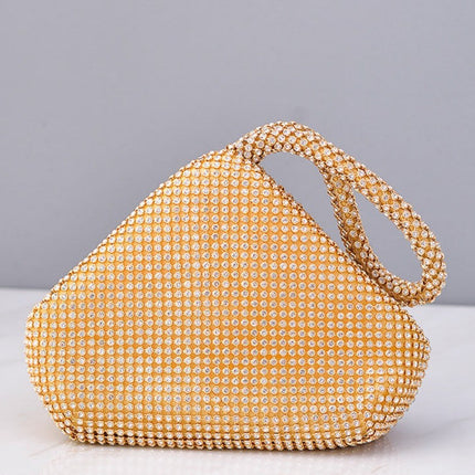 Women's Evening Party Bezel-encrusted Rhinestone Handmade Bag Party Handbag 
