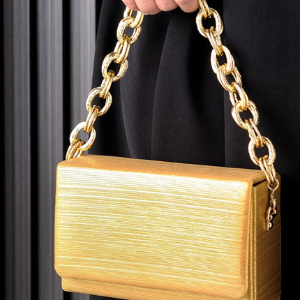 Wholesale Women's Simple Shoulder Bag Chain Evening Bag 