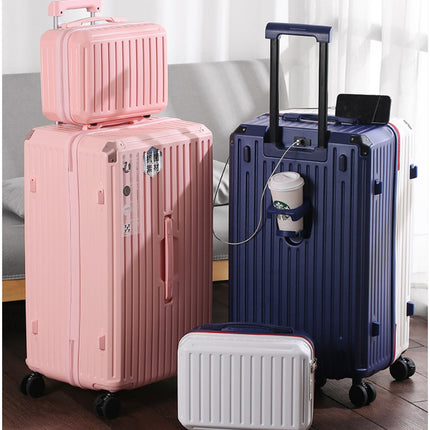 Large-capacity Suitcase Women's 28-inch Trolley Case 24-inch Fifth-wheel Password Travel Luggage