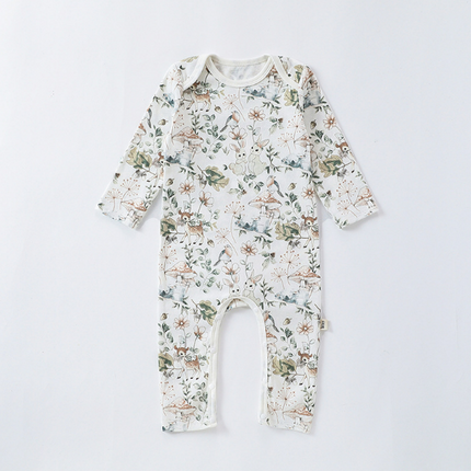 Newborn Baby Fall Long Sleeve Jumpsuit Babygrow Infant Pajamas